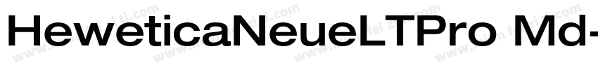 HeweticaNeueLTPro Md字体转换
